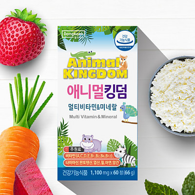 DongKuk Animal Kingdom Kids Multi Vitamin Mineral 2 Months