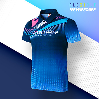 WIFFWAFF Sports Polo T-Shirt KT50430 (BLUE)