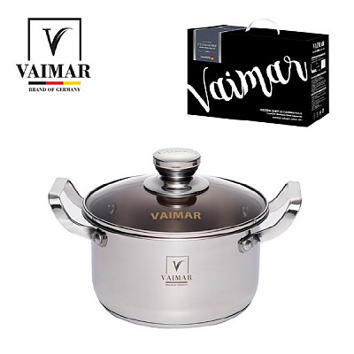 Vaimar Hidden Chef Double Handle Pot 22 cm
