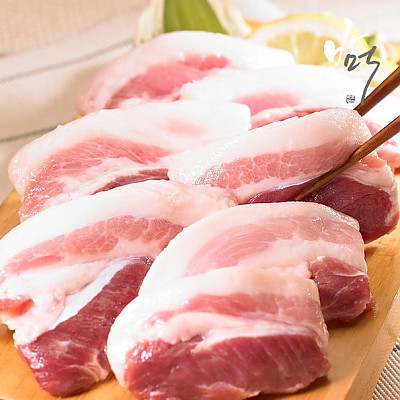 Pork belly meat